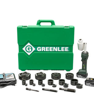 Greenlee LS100X11SB4 Intelli-PUNCH Battery-Hydraulic Knockout Kit with Slug-Buster 1/2