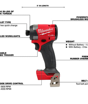 Milwaukee 2953-20 M18 FUEL 1/4