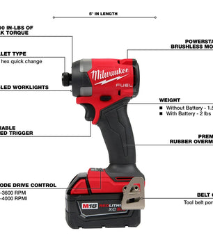 Milwaukee 2953-22 M18 FUEL™ 1/4