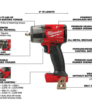 Milwaukee 2960-20 M18 FUEL™ 3/8
