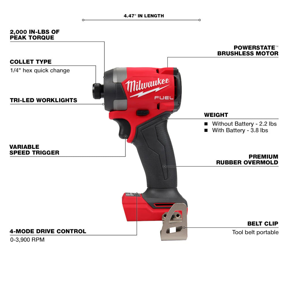 Milwaukee 3697-27 M18 Fuel 7-Tool Combo Kit - McCally Tool and Supply | Industrial Distributor & Repair