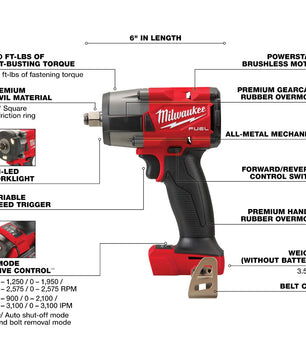 Milwaukee 3697-27 M18 Fuel 7-Tool Combo Kit - McCally Tool and Supply | Industrial Distributor & Repair