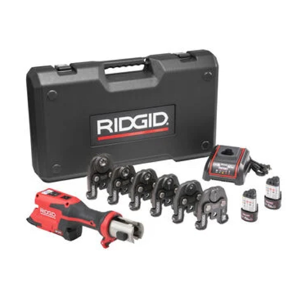 RIDGID 78248 RP 251 Press Tool Battery Kit with RLS Jaws ( 1/4" - 7/8") - McCally Tool and Supply | Industrial Distributor & Repair