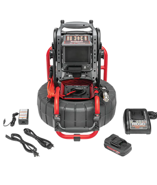 RIDGID 63818 SeeSnake Compact M40 System with CS6x Versa Monitor, 1 Battery and Charger - McCally Tool and Supply | Industrial Distributor & Repair