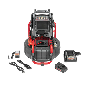 RIDGID 63818 SeeSnake Compact M40 System with CS6x Versa Monitor, 1 Battery and Charger - McCally Tool and Supply | Industrial Distributor & Repair