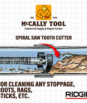 RIDGID Spiral Sawtooth Cutter