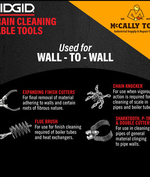 RIDGID Drain Cleaning Tools