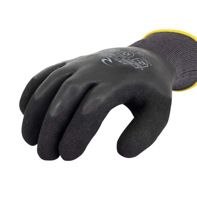 Radians RWG28 Cut Protection Level A2 Dipped Waterproof Winter Gripper Glove, XL
