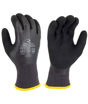 Radians RWG28 Cut Protection Level A2 Dipped Waterproof Winter Gripper Glove, XL