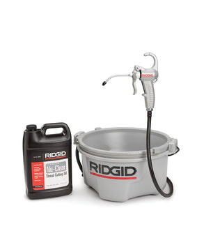 RIDGID 10883 Oiler with 1 Gallon Nu-Clear Thread Cutting Oil - McCally Tool and Supply | Industrial Distributor & Repair