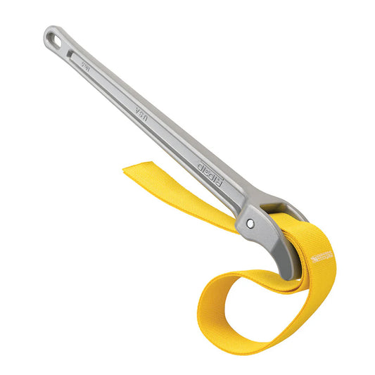 RIDGID 31370 18” Aluminum Strap Wrench for Plastic with 17” x 1-3/4” Strap - McCally Tool and Supply | Industrial Distributor & Repair