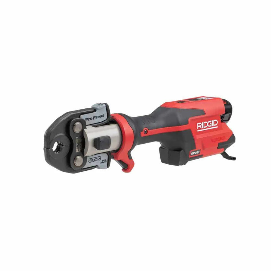 RIDGID 78158 RP 251 Press Tool Battery Kit with ProPress Jaws (1/2"-1") - McCally Tool and Supply | Industrial Distributor & Repair