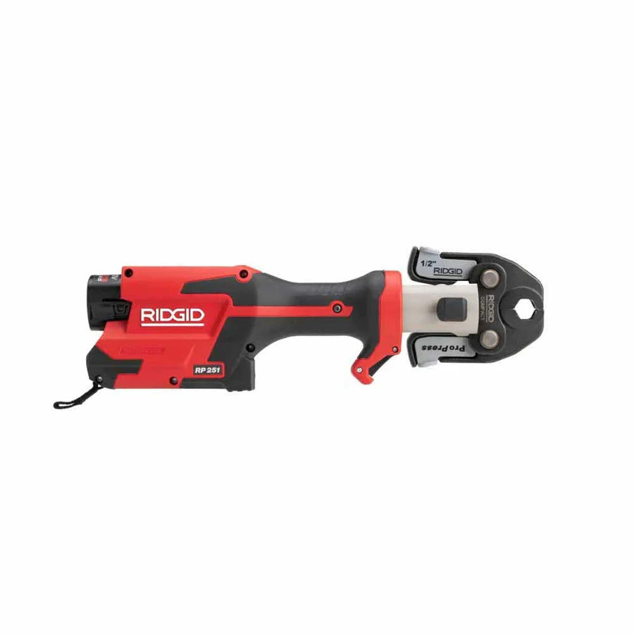 RIDGID 78158 RP 251 Press Tool Battery Kit with ProPress Jaws (1/2"-1") - McCally Tool and Supply | Industrial Distributor & Repair