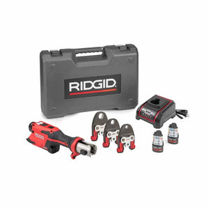 RIDGID 78168 RP 251 Press Tool Battery Kit with 1/2", 3/4" and 1" PureFlow Jaws - McCally Tool and Supply | Industrial Distributor & Repair