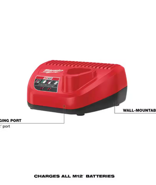 Milwaukee 48-59-2401 M12™ Lithium-ion Battery Charger - McCally Tool and Supply | Industrial Distributor & Repair