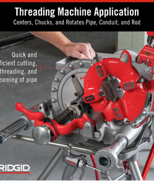 RIDGID 15682 Model 300 Power Drive Complete Threading Machine - McCally Tool and Supply | Industrial Distributor & Repair