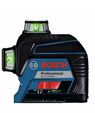 Bosch GLL3-300G 200 ft. Green 360-Degree Laser Level Self Leveling with Visimax Technology