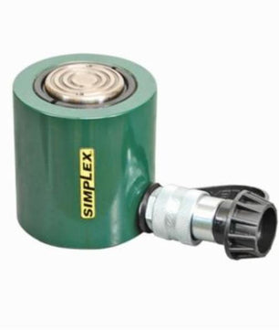 Simplex RLS302 30 ton (266,9 kN) Capacity, 2.44 in (62 mm) Stroke, Single-Acting, Low Height Hydraulic Cylinder