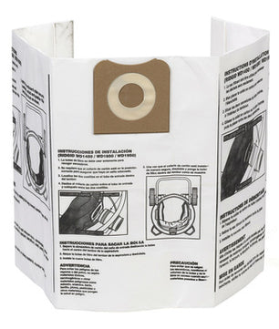 RIDGID 23743 VF3502 High-Efficiency 12-16 Gallon Vacuum Dust Bags - McCally Tool and Supply | Industrial Distributor & Repair