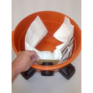 RIDGID 40153 VF3503 High-Efficiency 6-9 Gallon Vacuum Dust Bags - McCally Tool and Supply | Industrial Distributor & Repair