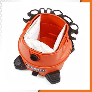 RIDGID 40153 VF3503 High-Efficiency 6-9 Gallon Vacuum Dust Bags - McCally Tool and Supply | Industrial Distributor & Repair