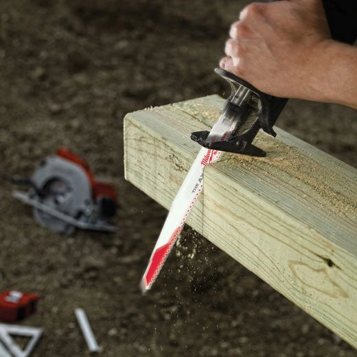 Milwaukee 48-01-7037 12 in. 5 TPI Wood Cutting Thin Kerf Sawzall Blades (100 Pk)