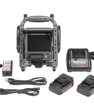 RIDGID 64968 CS6x Versa Monitor with 2 Batteries and Charger Kit - McCally Tool and Supply | Industrial Distributor & Repair
