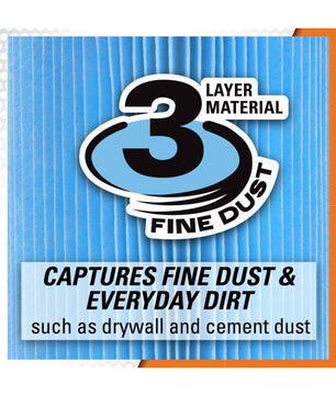 RIDGID 72952 VF5000 Fine Dust 3-Layer Filter - McCally Tool and Supply | Industrial Distributor & Repair