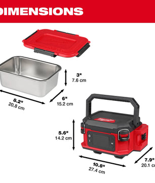 Milwaukee 0811-20 M18 Jobsite Lunch Warmer