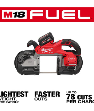 Milwaukee 2929S-22 M18 FUEL™ Dual Trigger Deep Cut Band Saw Kit - McCally Tool and Supply | Industrial Distributor & Repair