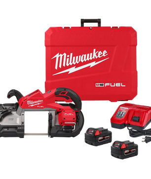 Milwaukee 2929S-22 M18 FUEL™ Dual Trigger Deep Cut Band Saw Kit - McCally Tool and Supply | Industrial Distributor & Repair