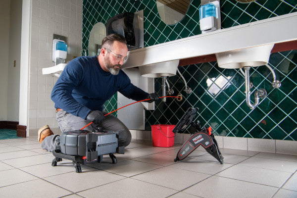 RIDGID 78728 SeeSnake microREEL APX and CSx Via System with TruSense, Battery, Charger