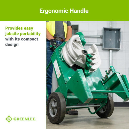 Greenlee 555RSC Classic Electric Bender w/ Single Rigid Shoes 1/2" - 2"