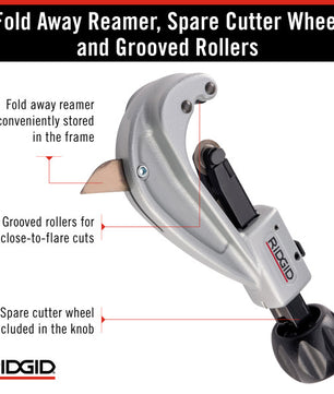 RIDGID 31632 Quick-Acting Tubing Cutter Model 151 - McCally Tool and Supply | Industrial Distributor & Repair