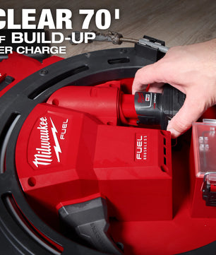 Milwaukee 2519-21 M12 FUEL™ High Speed Chain Snake for 1-1/4”-2” Pipes