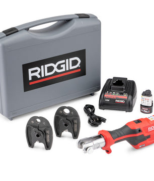 RIDGID 72543 RP 115 Press Tool Kit with PureFlow Jaws (1/2” – 3/4”) - McCally Tool and Supply | Industrial Distributor & Repair