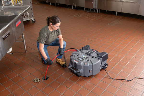 RIDGID 79773 KM-1004 FlexShaft Milling Machine Domestic (1 1/4in (32mm) - 4in (100mm)) - With Batteries & Charger