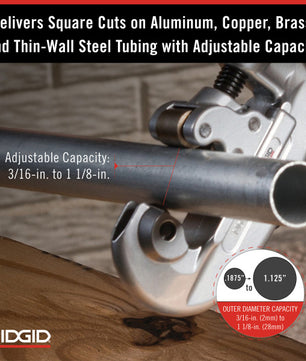 RIDGID 32920 Model 15 Screw Feed Tubing and Conduit Cutter - McCally Tool and Supply | Industrial Distributor & Repair