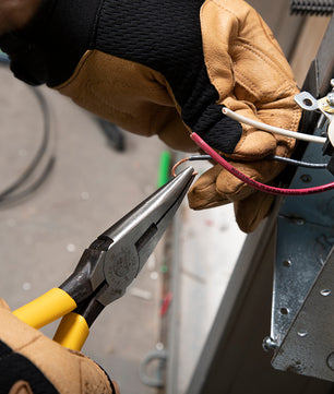 Klein Tools D203-8 Pliers, Needle Nose Side-Cutters, 8-Inch - McCally Tool and Supply | Industrial Distributor & Repair