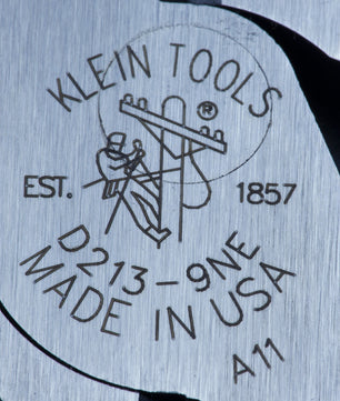 Klein Tools D213-9NE Lineman's Pliers, New England Nose, 9-Inch - McCally Tool and Supply | Industrial Distributor & Repair