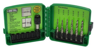 Greenlee DTAPKITM Metric, M3-M10 6-Piece Drill/Tap Set - McCally Tool and Supply | Industrial Distributor & Repair