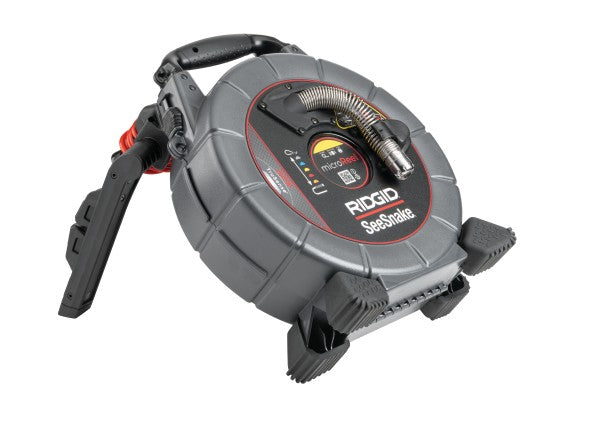 RIDGID 78728 SeeSnake microREEL APX and CSx Via System with TruSense, Battery, Charger