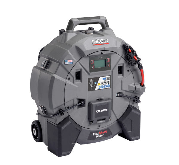 RIDGID 79713 KM-1004 FlexShaft Milling Machine 120V 60HZ (1 1/4in (32mm) - 4in (100mm)) - Tool Only