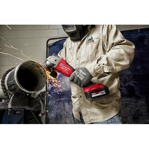 Milwaukee M18 FUEL™ 4-1/2" / 5" Braking Grinder w/ ONE-KEY™ Paddle Switch, No-Lock 2882-20