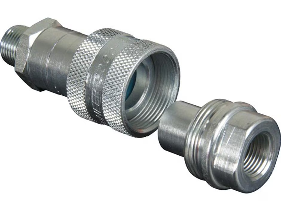 Simplex C209, 3/8" NPTF, High Flow Coupler Set Complete with 2 Dust Caps