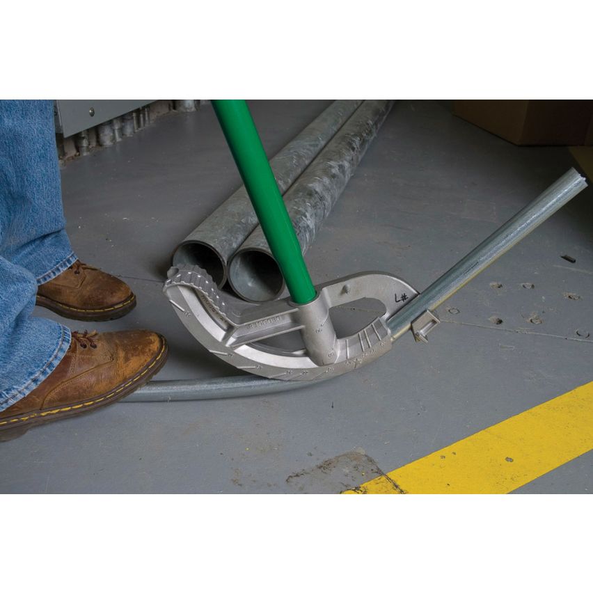 GREENLEE 841AH Aluminum Hand Bender Head with Handle for 3/4" EMT, 1/2" Rigid/IMC