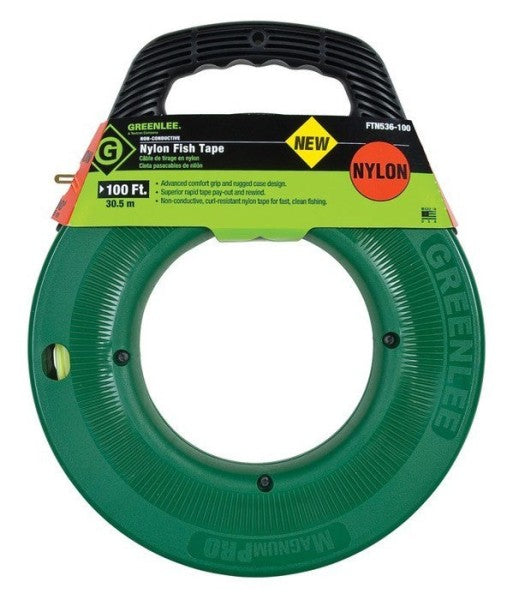 Greenlee FTN536-100 100' Nylon Fish Tape