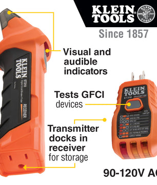 Klein Tools ET310 Digital Circuit Breaker Finder with GFCI Outlet Tester - McCally Tool and Supply | Industrial Distributor & Repair