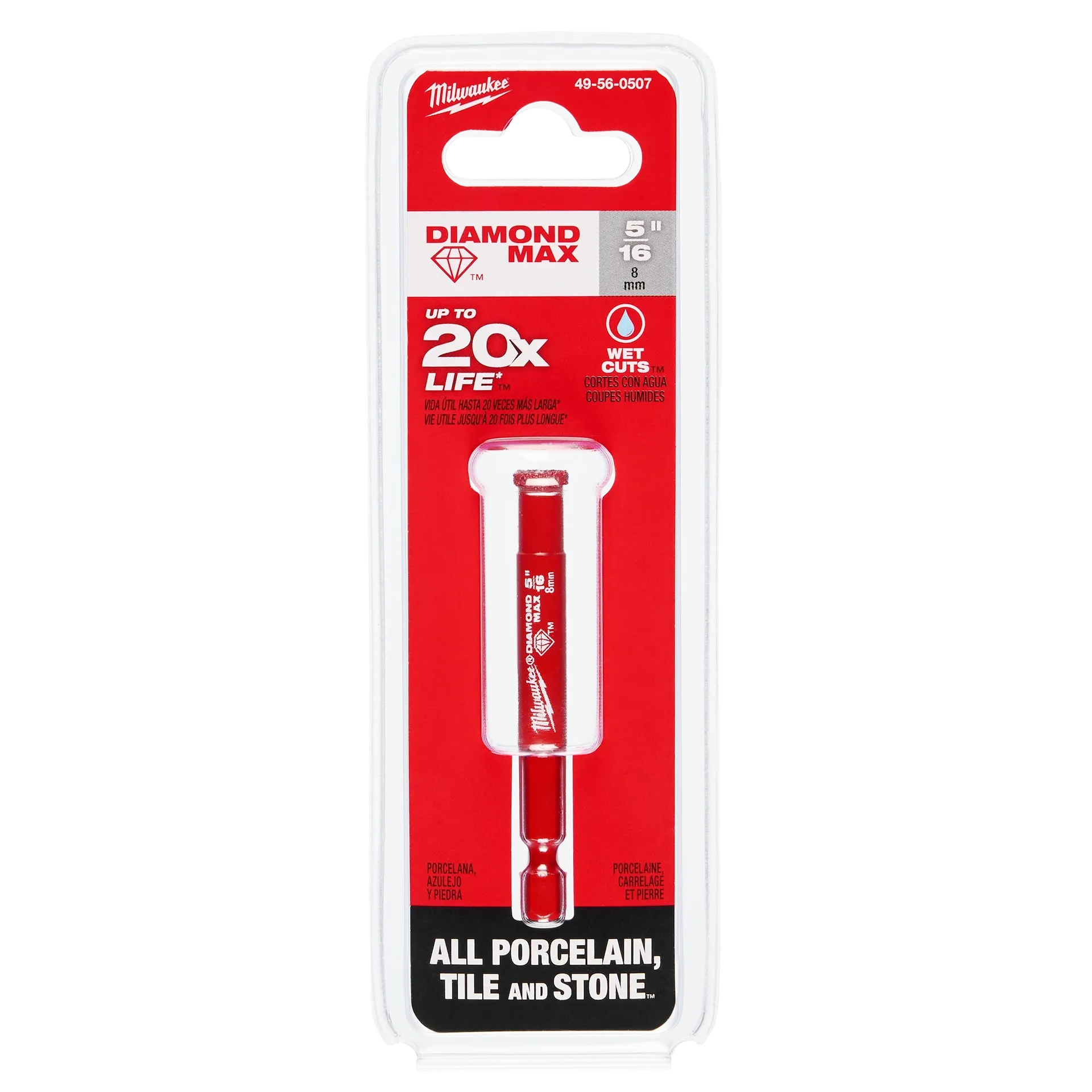 Milwaukee 49-56-0507 5/16" Diamond Max™ Hole Saw Bit