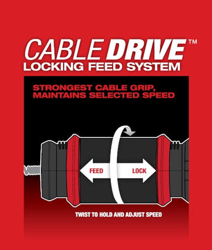 Milwaukee 2772A-21 M18 FUEL™ Drain Snake w/ CABLE DRIVE™ with 5/16” Cable